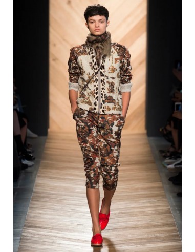 Bottega Veneta Safari Leopard Print Zipper SS 2016 - S des créatures d'habitude