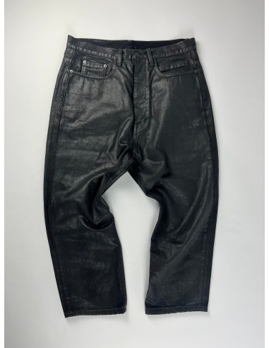 Rick Owens 3/4 Sphinx Cut Waxed Denim Pants - 31 US meilleur choix