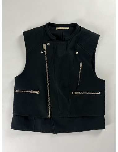 Balenciaga Black Zipped Moto Vest FW 2011 - S Economisez 