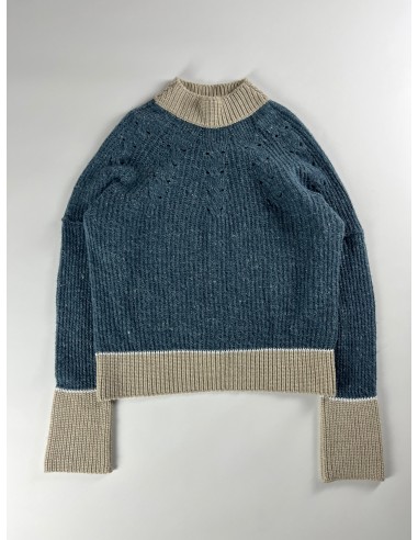 Jacquemus Blue Ivory Jumper Knitwear FW 2017 - M rembourrage situé sous