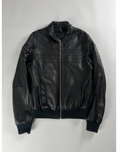 Dior Homme Black Leather Bomber Jacket SS 2008 - M Venez acheter