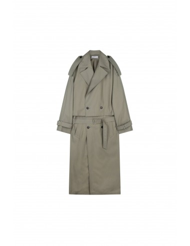 Oversized Layered Trench Coat d'Europe débarque