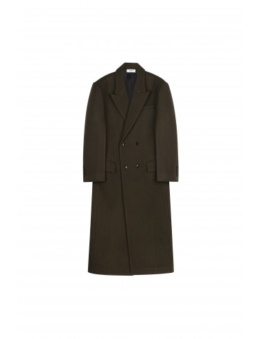 Peaked Lapel Double Coat une grave pollution 