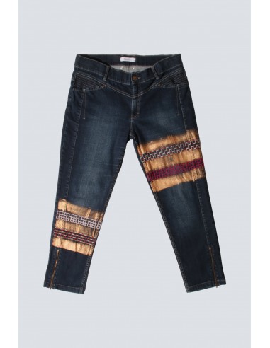 Pantalon en Jean's recyclé T 44 les muscles